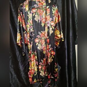 Womens Floral Robe One Size